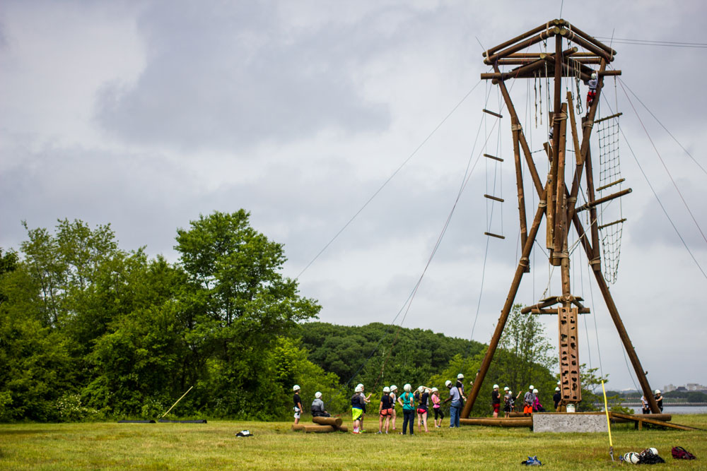 Thompson Island Ropes Course Boston